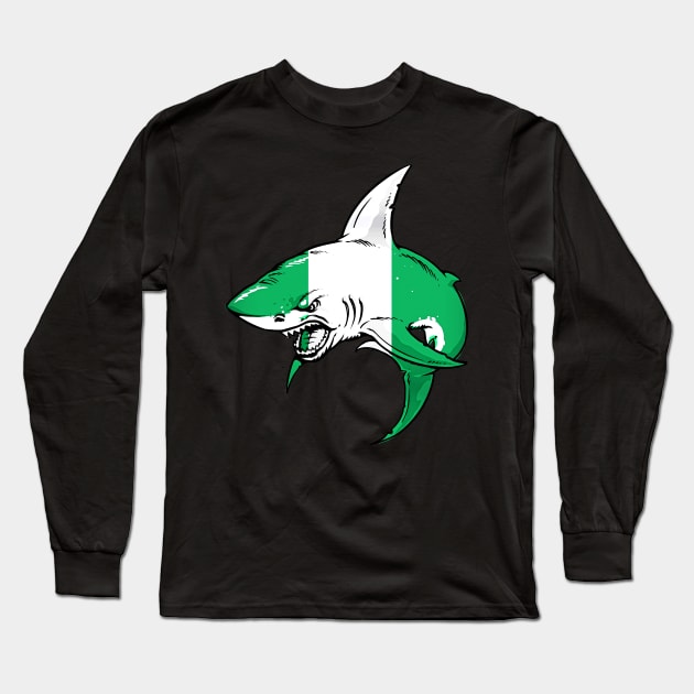 nigeria Long Sleeve T-Shirt by daybeear